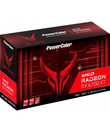 PowerColor Radeon RX 6700 XT Red Devil,12GB GDDR6,HDMI,3x DP (AXRX 6700XT 12GBD6-3DHE/OC)