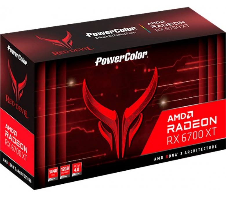 PowerColor Radeon RX 6700 XT Red Devil,12GB GDDR6,HDMI,3x DP (AXRX