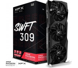 XFX Speedster SWFT 309 Radeon RX 6700 XT Core Gaming, 12 GB GDDR6, HDMI, 3x DP (RX-67XTYJFDV)
