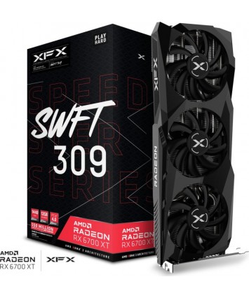 XFX Speedster SWFT 309 Radeon RX 6700 XT Core Gaming,12 GB GDDR6,HDMI,3x DP (RX-67XTYJFDV)