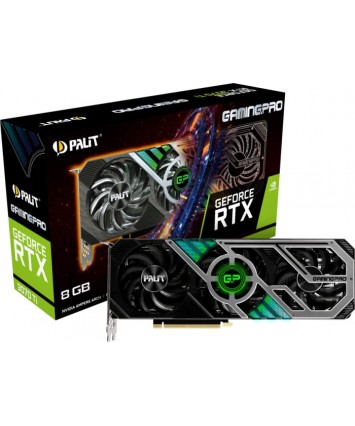 Palit GeForce RTX 3070 Ti GamingPro, 8 GB GDDR6X, HDMI, 3x DP (NED307T019P2-1046A)
