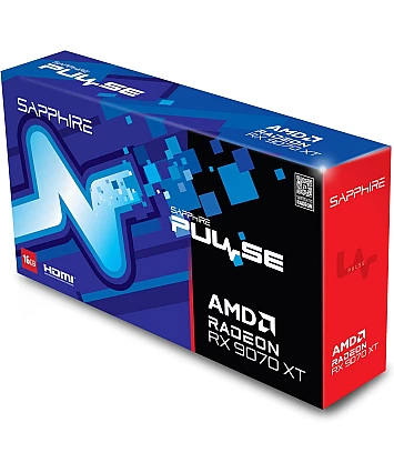 Sapphire PULSE Radeon RX 9070 XT 16GB 11348-03-20G